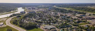 Aerial view of Fort McMurray
